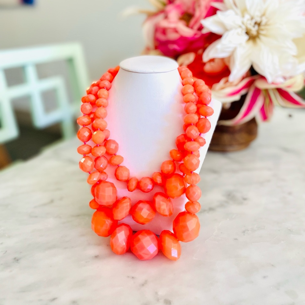 Kate Spade Vibrant Orange Necklace